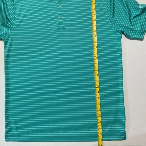 Nike Golf Tour Performance Men’s Polo Shirt Dri-Fit Green/White Stripe - Picture 3 of 8